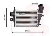 Intercooler  de sobrealimentação Alfa Romeo 147, 156 e GT jtd 16v