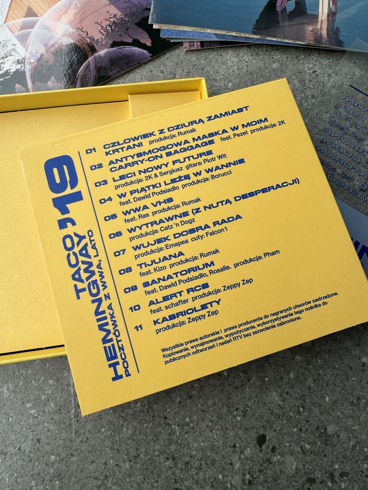 Taco Hemingway - Pocztówka WWA, Lato ‚19 (Preorder Deluxe, Box LTD)