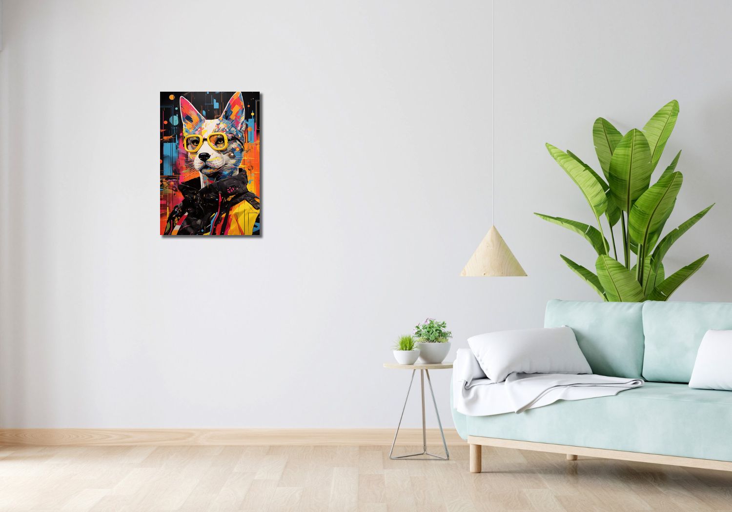 Obraz 40x60cm Kot w Miejskim Stylu