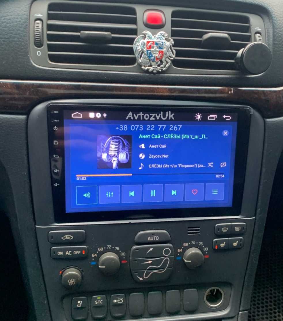 Магнитола S40 S50 S80 Volvo V50 V70 C30 C70 XC70 CarPlay Android 14