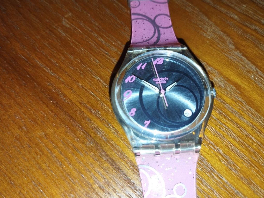 Swatch rosa e prateado