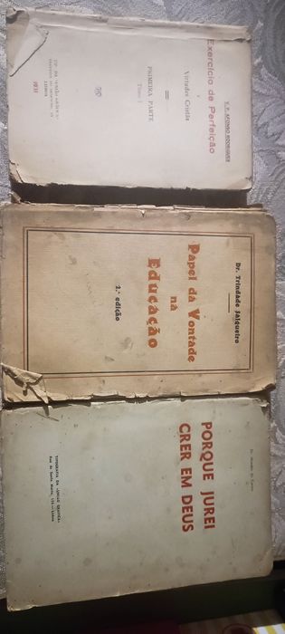 Coleção livros antigos religião católica