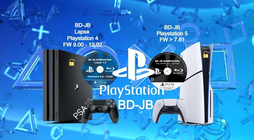 Запис диска PS4 PS5 BD-R, BD-JB, BD-J, etaHen, GoldHen PlayStation 4 5