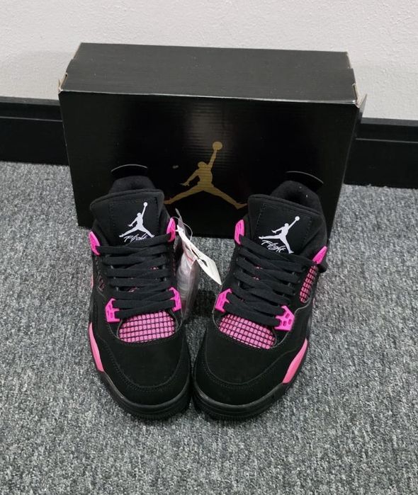 (БЕЗ ПРЕДОПЛАТИ) Жіночі Кросівки Air Jordan 4 Retro Neon Pink 36-40