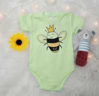 Body niemowlęce "Pszczółka" rozmiar 92 , krótki rękawek.