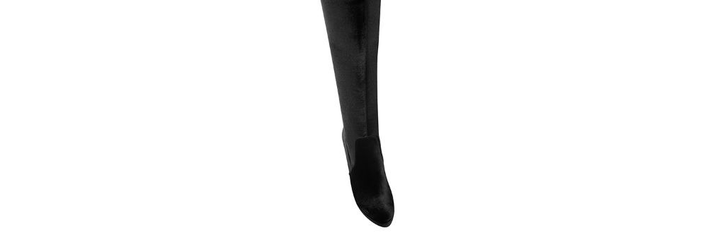 Botas em veludo novas - tam 35, 36, 39, 40