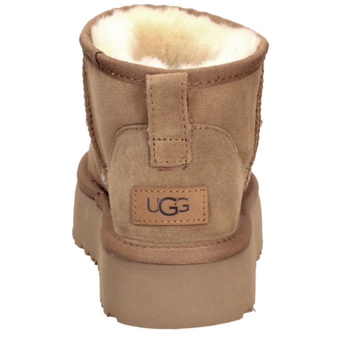 Оригінал угги australia ugg classic ultra mini platform chestnut 41роз