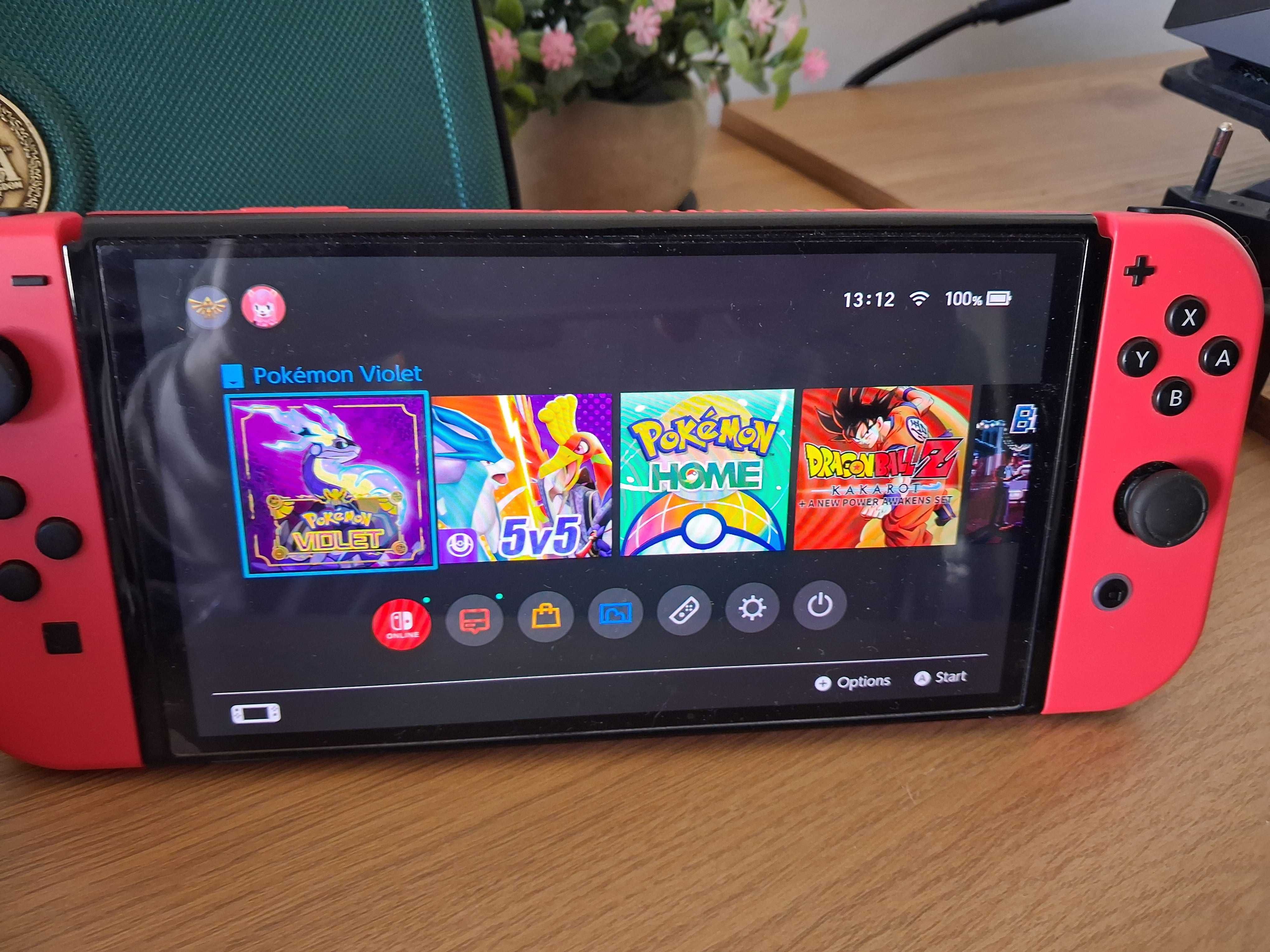 Nintendo Switch OLED Mario Red Edition + etui Zelda