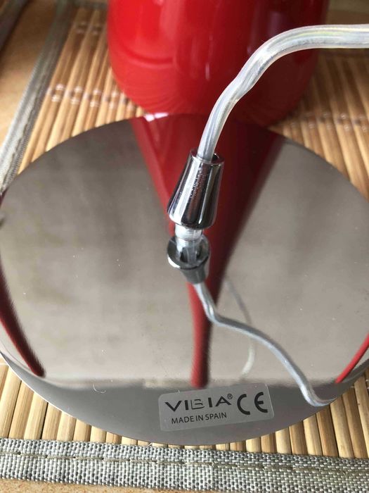 1 czerwona lampa wisząca, Jazz Mini VIBIA, model 1337, Białystok