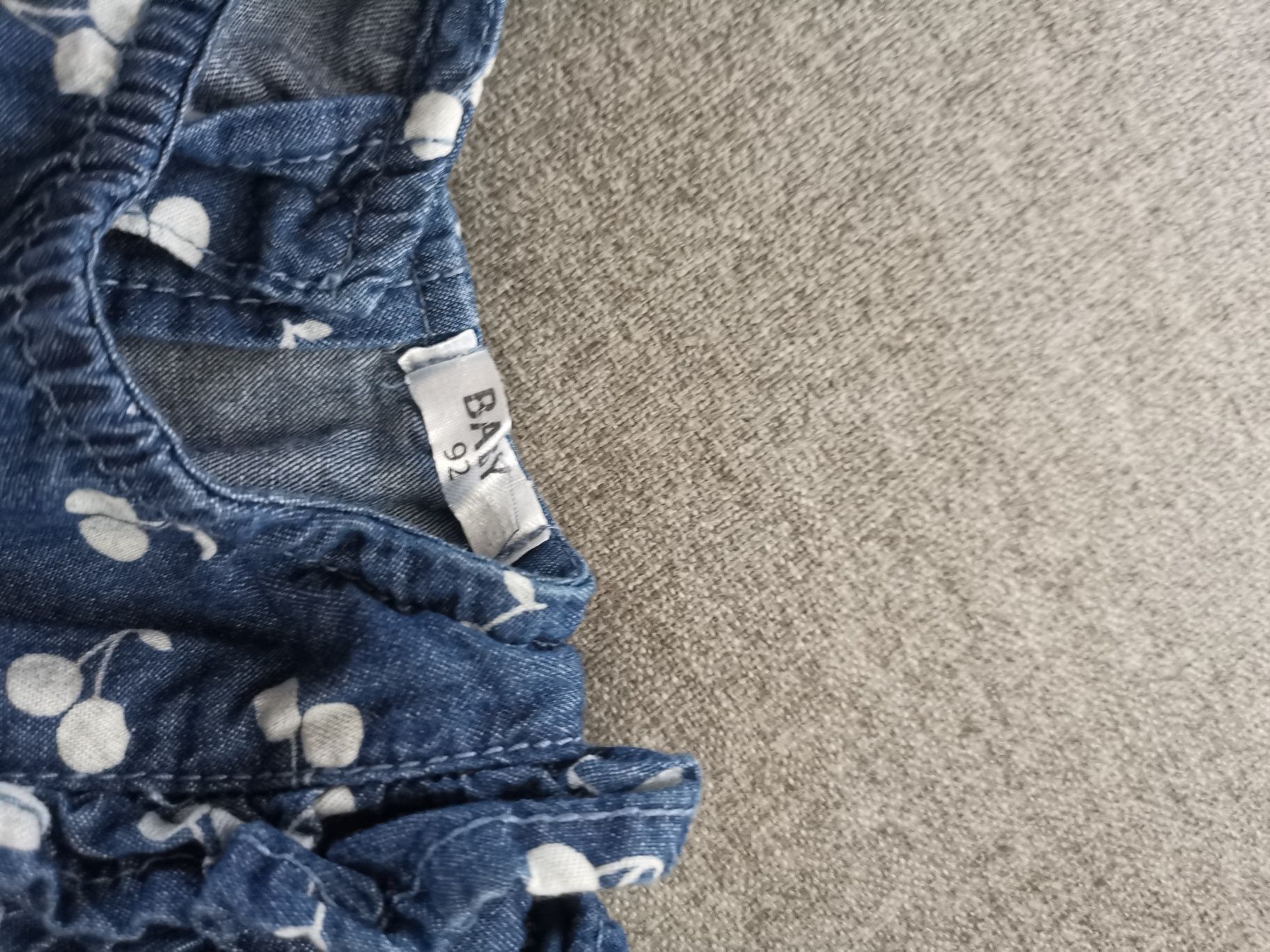 Sukienki jeans 92 98