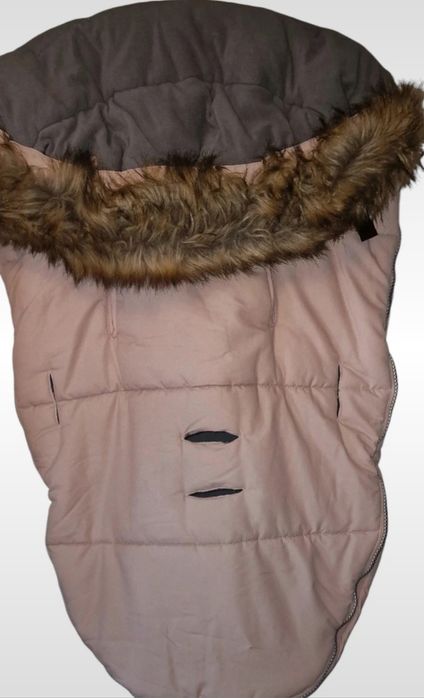 Śpiworek zimowy do wózka dziewczynka