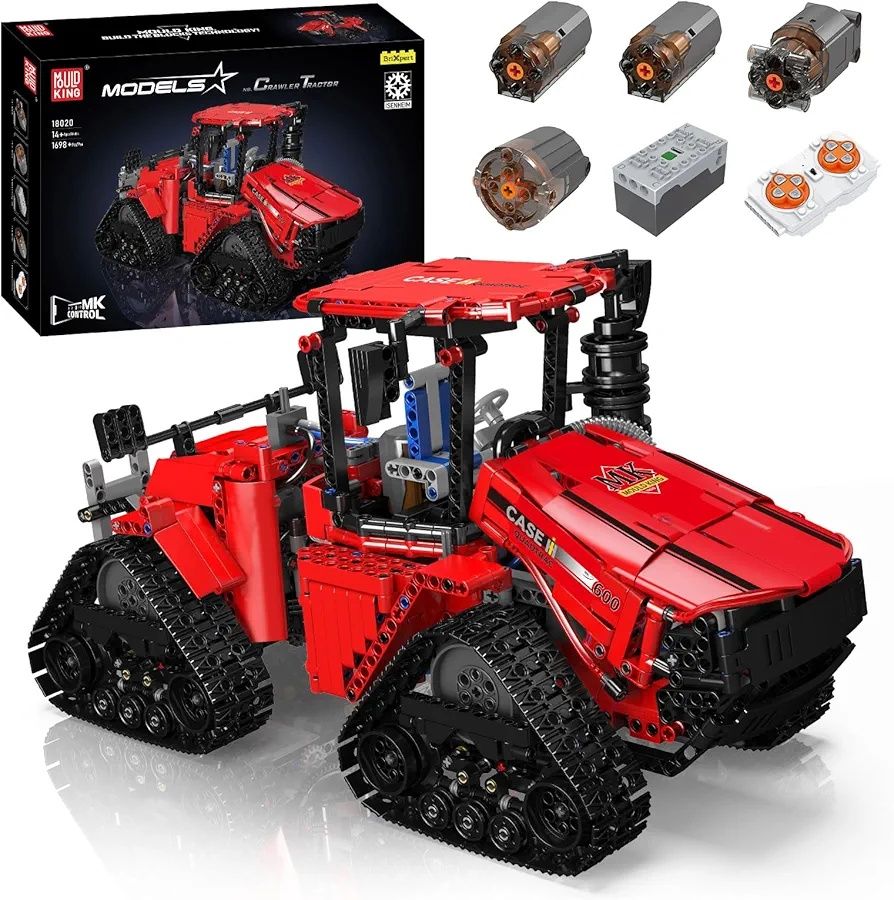 Mould King 18020 Technik Traktor RC 1698 Elementów 4 Silniki