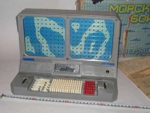 Игра  Морской бой электронная игрушка про-во СССР
