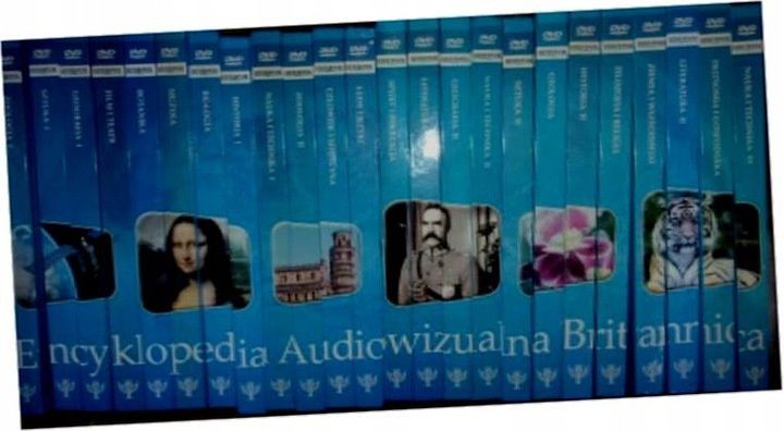 Encyklopedia Brytania dvd nowy 24 tomy cała