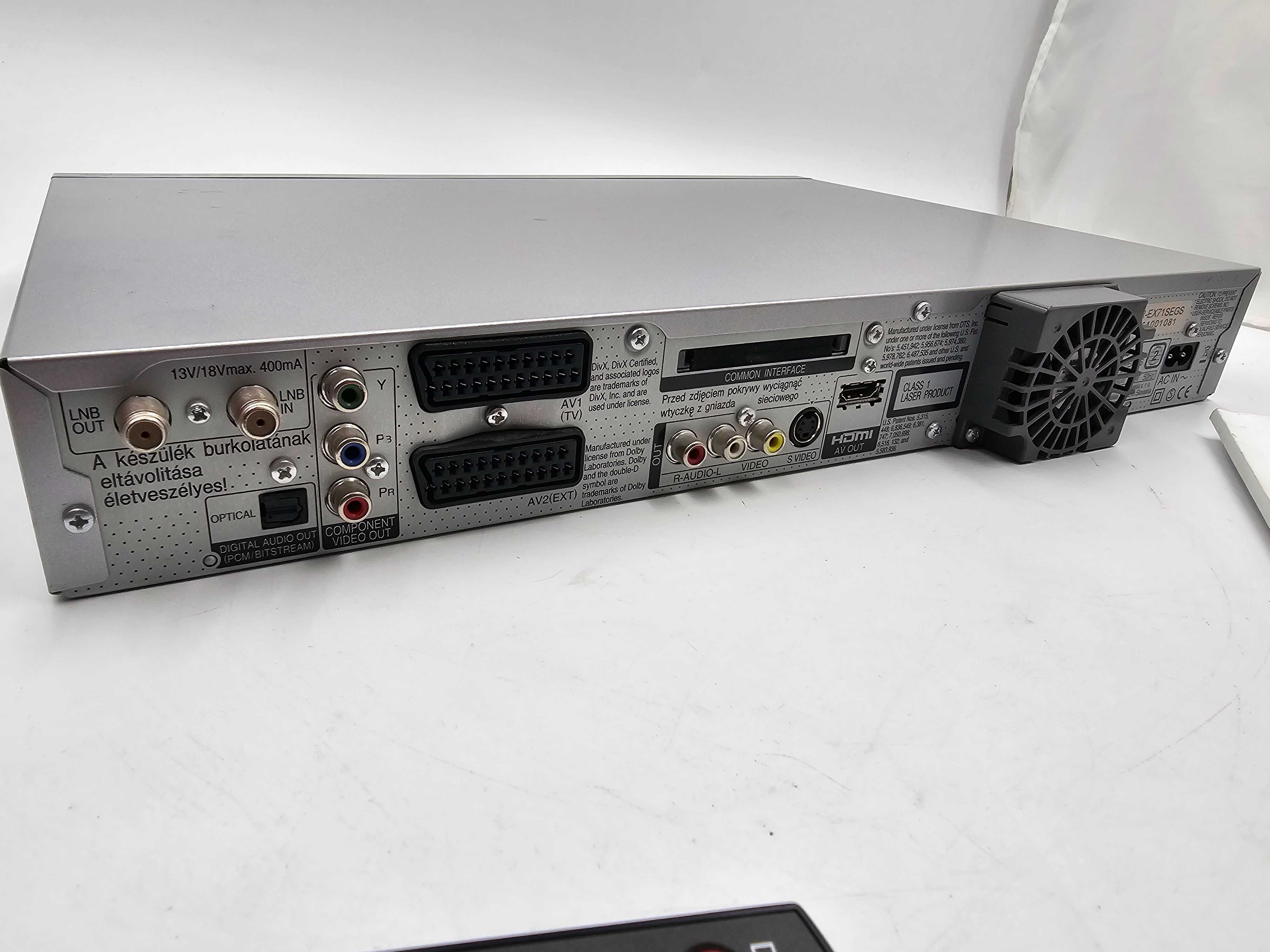Panasonic DMR-EX71S nagrywarka DVD HDD z HDMI i tunerem DVB-S