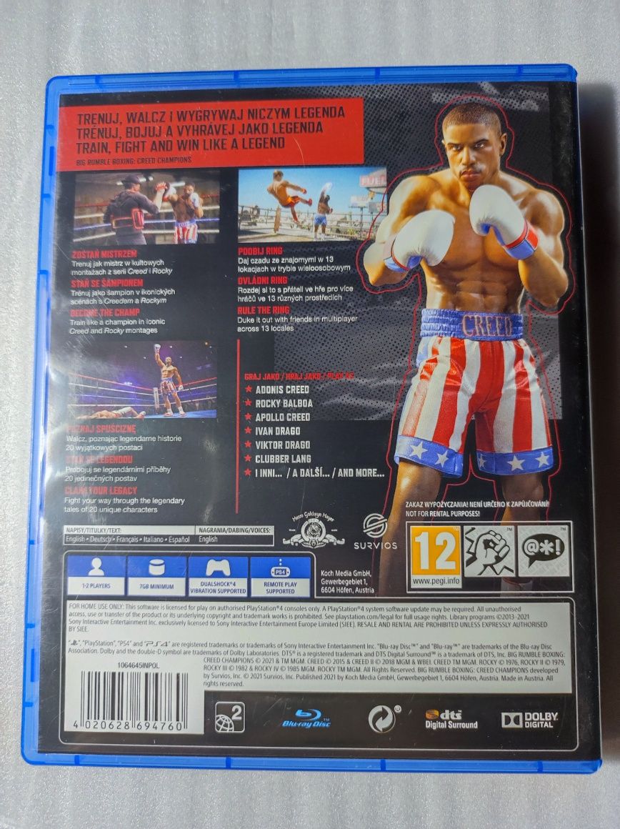 Creed Champions Boxing | Gra PS4