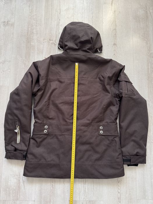 Męska kurtka narciarska Alpine pro L membrana ptx 10000 zimowa brązowa