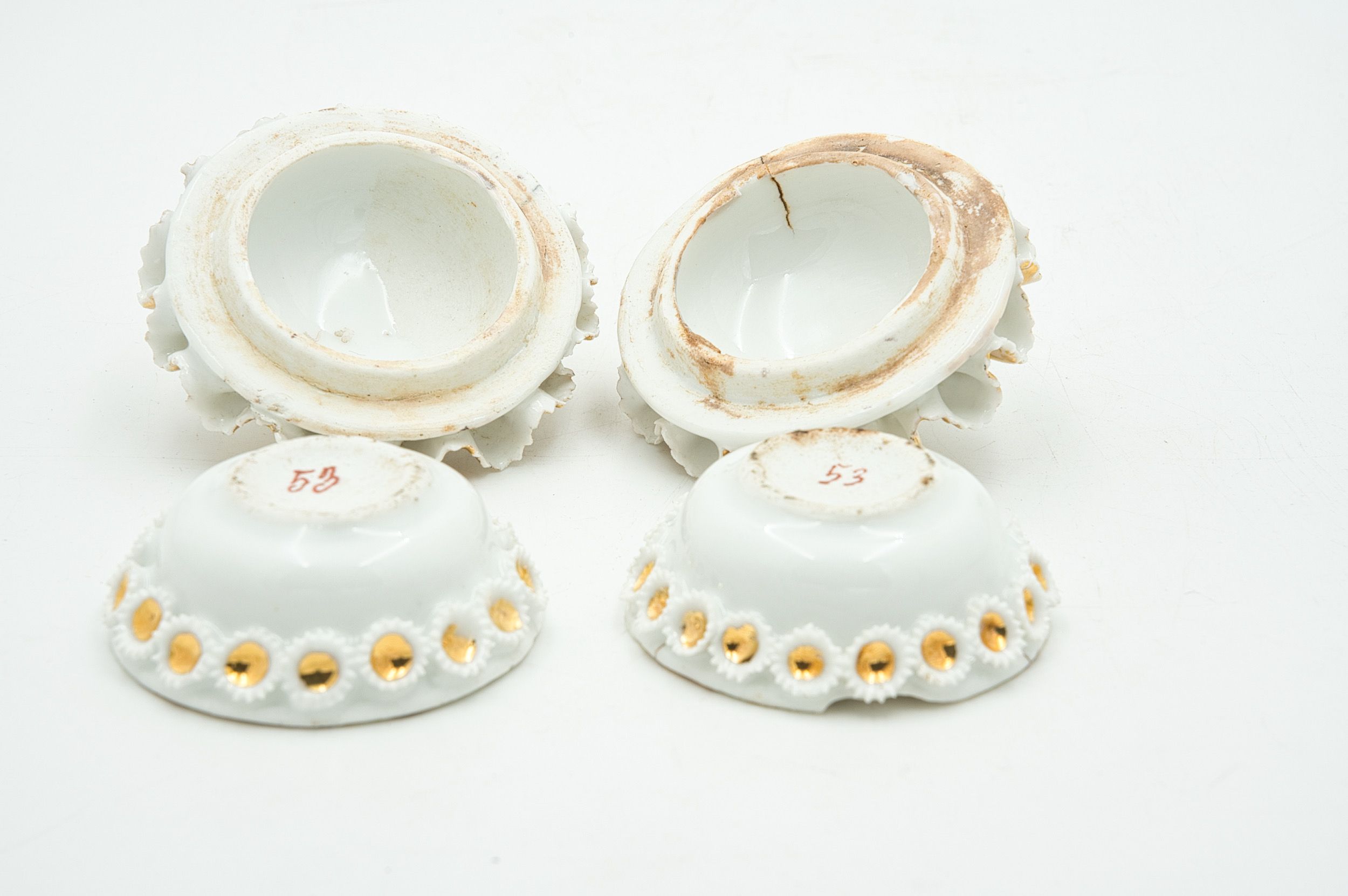 Pequenas Caixas Porcelana