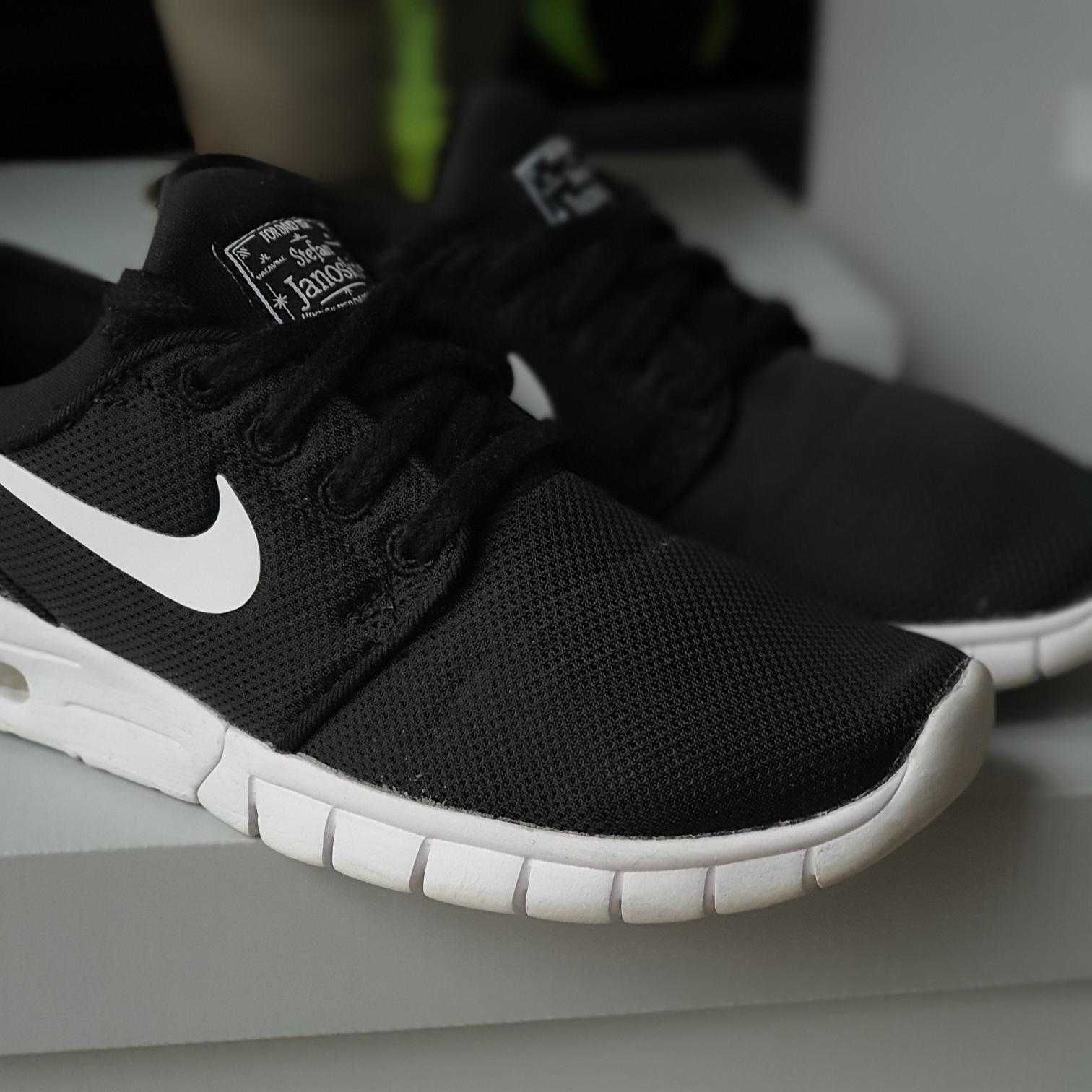 Buty NIKE Air Max Janoski - czarno białe - r. 37.5 - oryginalne