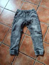 Dżinsy jeansy dla chłopca 146 152 joggery gumka w pasie szare