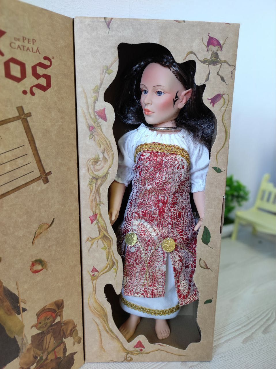 Коллекционная кукла богиня эльф Elfos Calipso 40070 Lamagik, 40 см