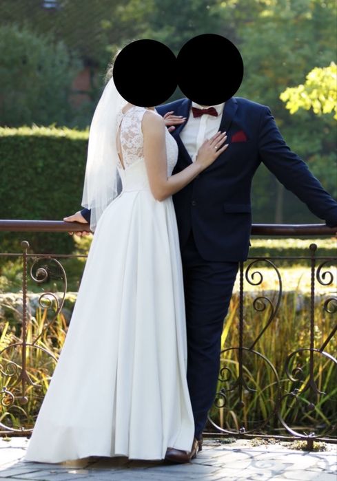 Suknia Ślubna Oksana Mukha 34/36 ecru