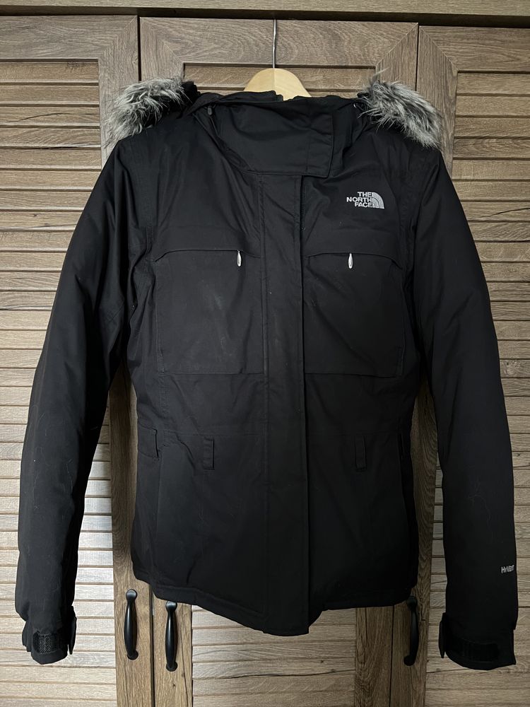 Kurtka damska The NorthFace puchowa goose Hyvent rozm. M