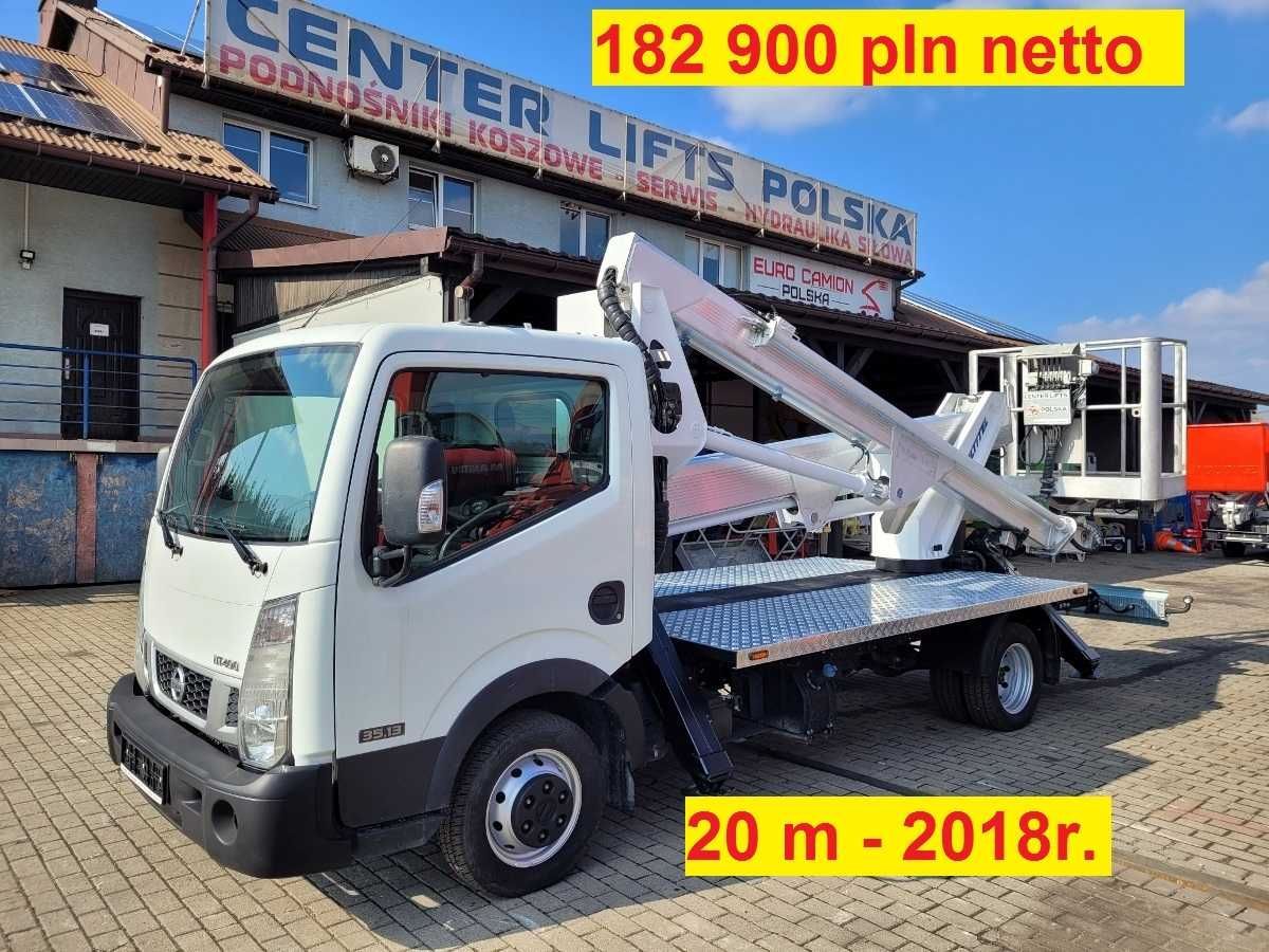 koszowy/20m/HX195/nissan/multitel/isoli/podnośnik/zwyżka/hydraulika