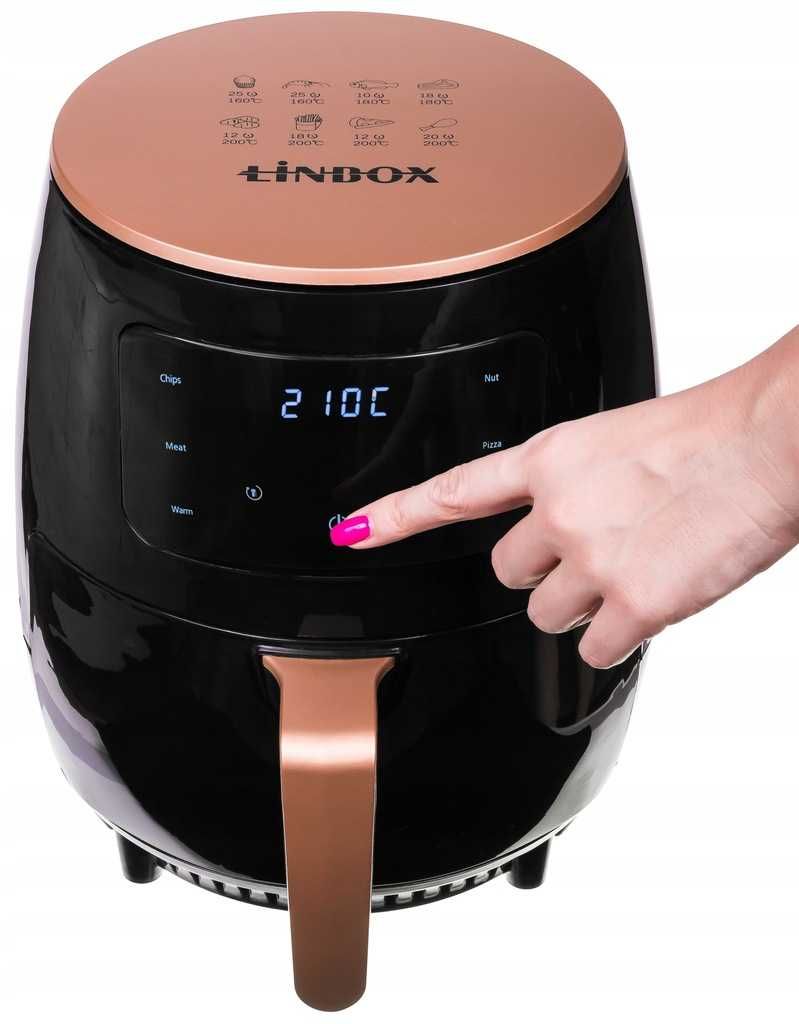 Frytkownica beztłuszczowa AIR FRYER czarna - NOWY MODEL