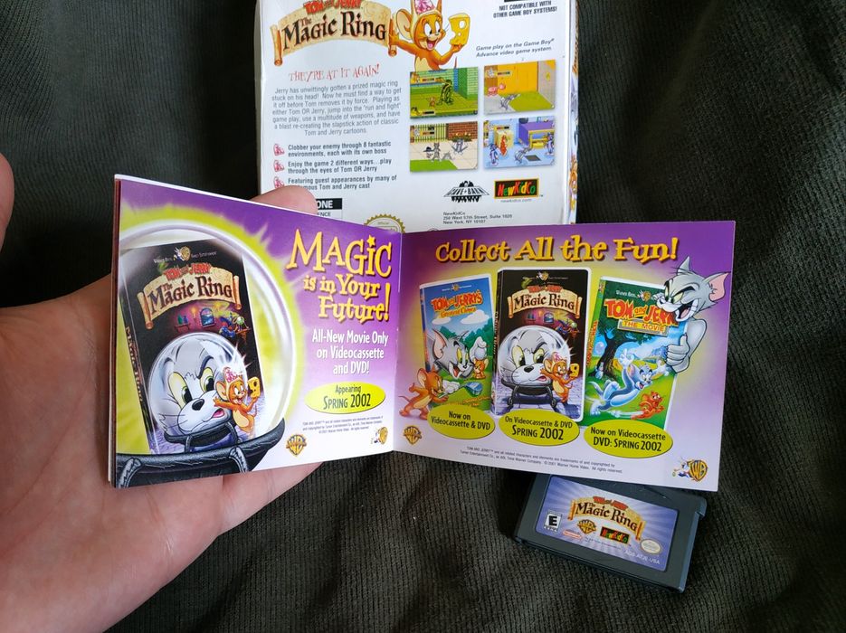 Nintendo game boy Advance sp Tom and Jerry гра ігри купити