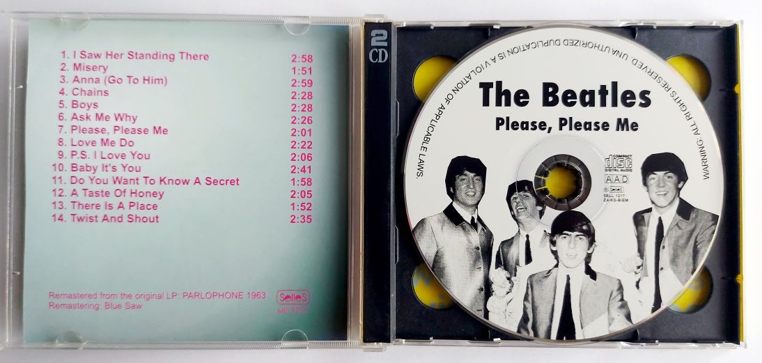 The Beatles Please Please Me / With The Beatles 2CD 1998r