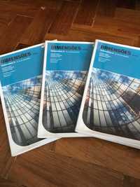 Dimensões -Matemática A - 10º ano - volumes 1, 2, 3 e Atividades