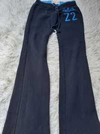 Spodnie dresowe damskie czarne hollister rozmiar xs