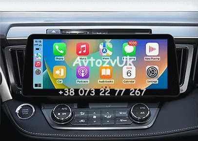 Android 14 RAV4 Toyota RAV 4 Tesla Рав 4 Дисплей GPS CarPlay Магнитола