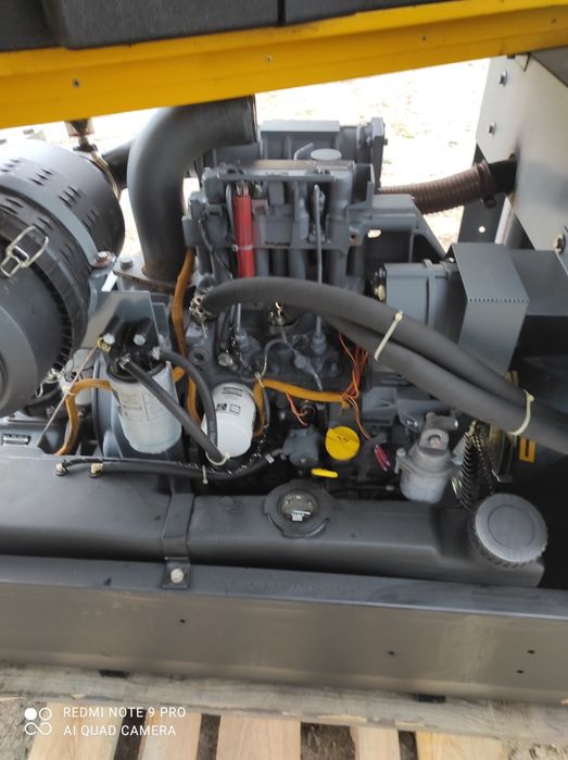 Sprężarka śrubowa Atlas Copco xas 46 spalinowa silnik Deutz 2011