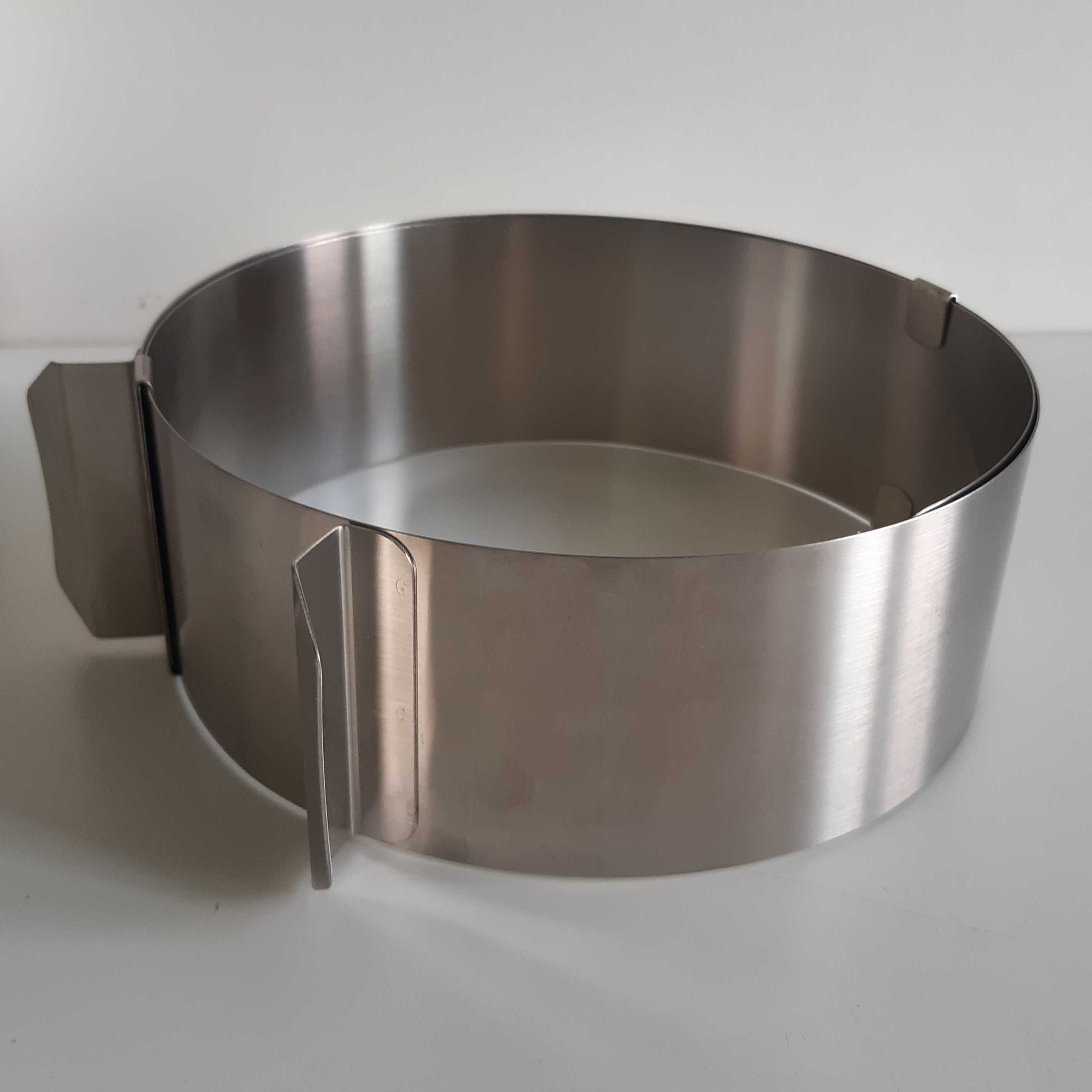 Retro Antigo Aro p/ Tarte Ajustável Aço Inox LIDL Novo na Caixa