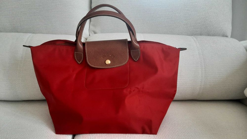 Mala de mão Longchamp Le Pliage tamanho L