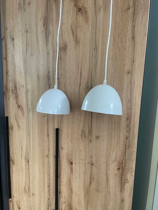 Nowa lampa wisząca komplet 2szt. biała