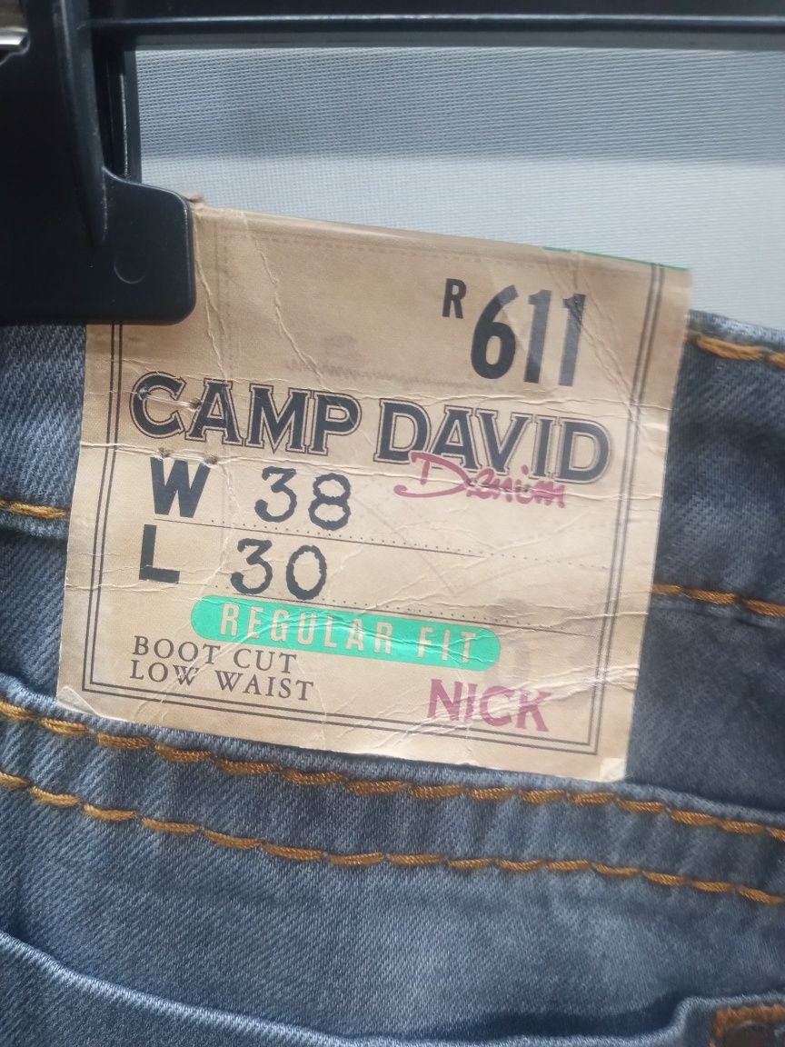 Spodnie Camp David R611 W 38 L 30 nowe wyprzedaż magazynu