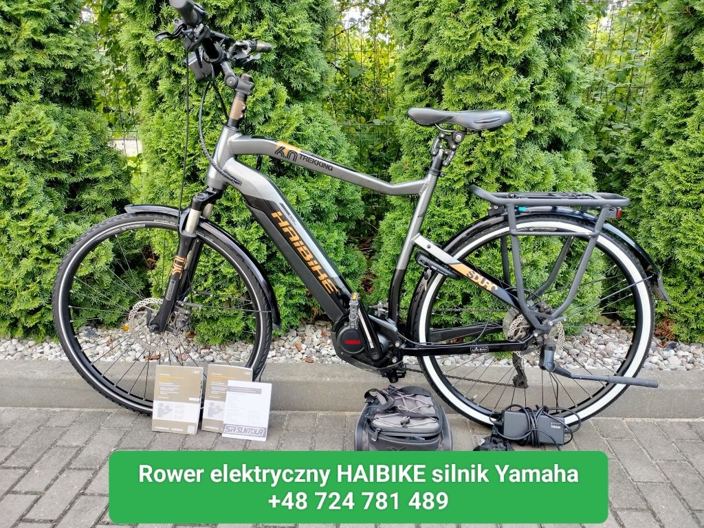 Rower elektryczny HAIBIKE silnik Yamaha,bateria 500wh serwis na 1600zł
