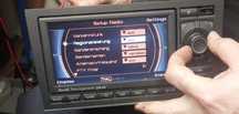 Audi navigation plus radio