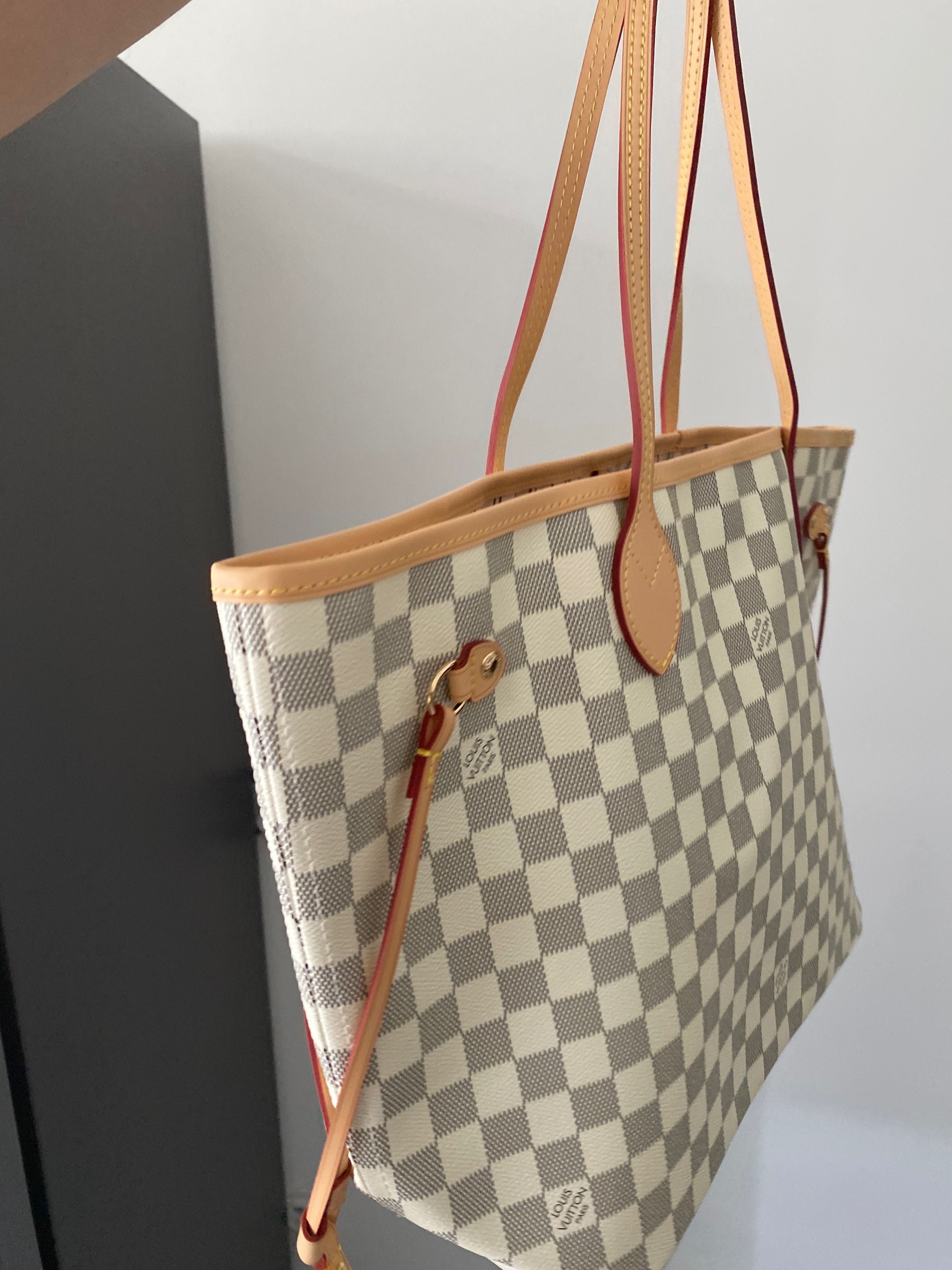 Louis Vuitton Neverfull MM wysoka jakość skóra naturalna