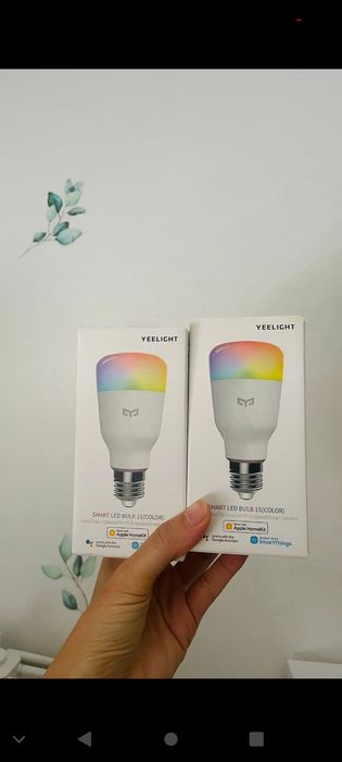 Lâmpadas inteligentes Yeelight LED Bulb 1S