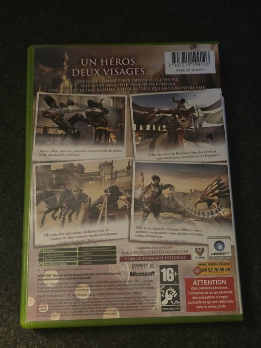 Prince of Persia, The Two Thrones - Xbox - Caixa Francês,  Jogo Inglês