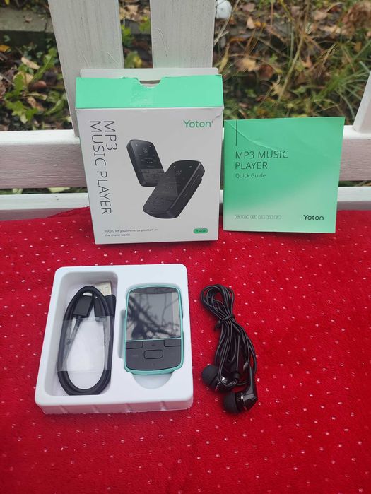 Odtwarzacz muzyki MP3 Bluetooth zielony Radio FM Dyktafon przenośny