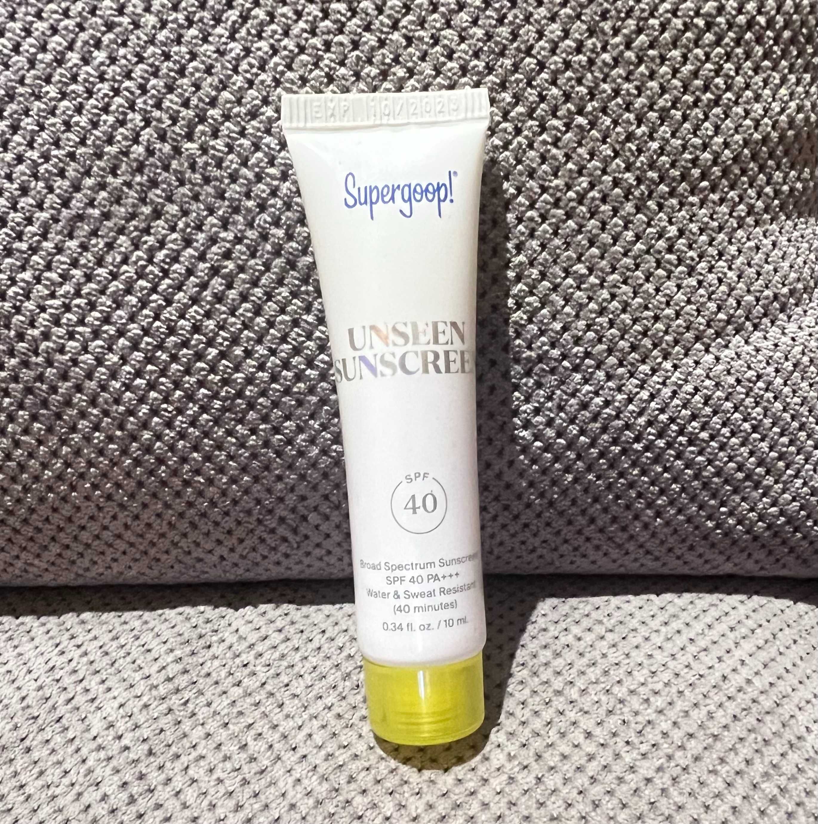 Supergoop! Unseen Sunscreen SPF 40 10ml nowy