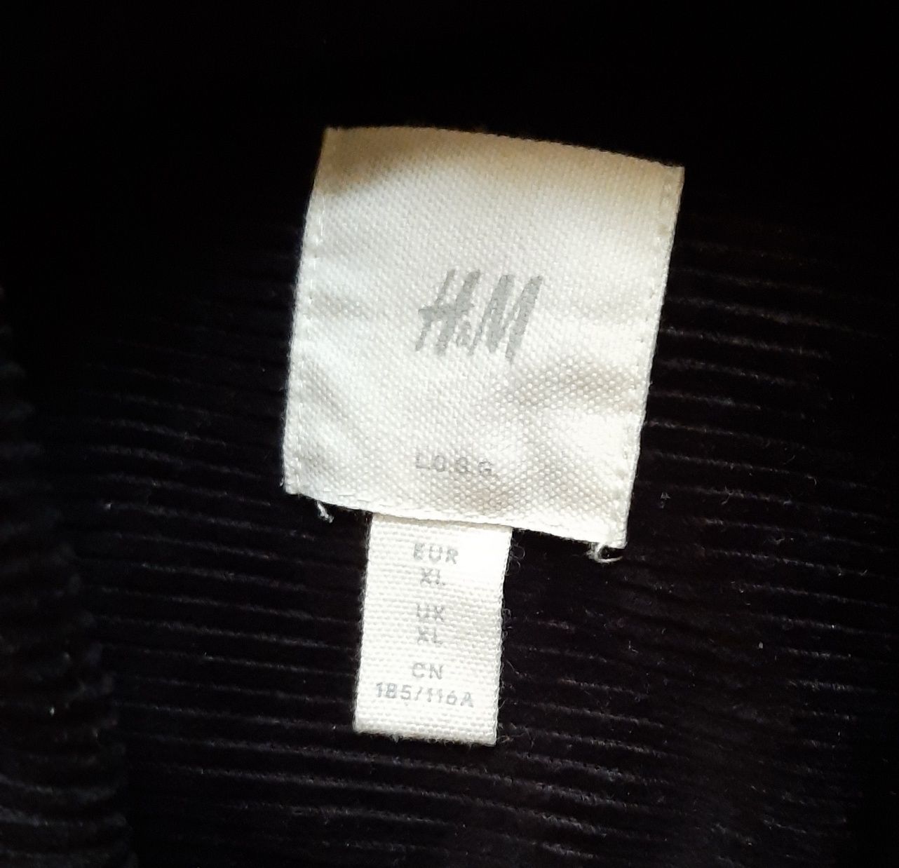 Kurtka męska lekka sztruksowa H&M