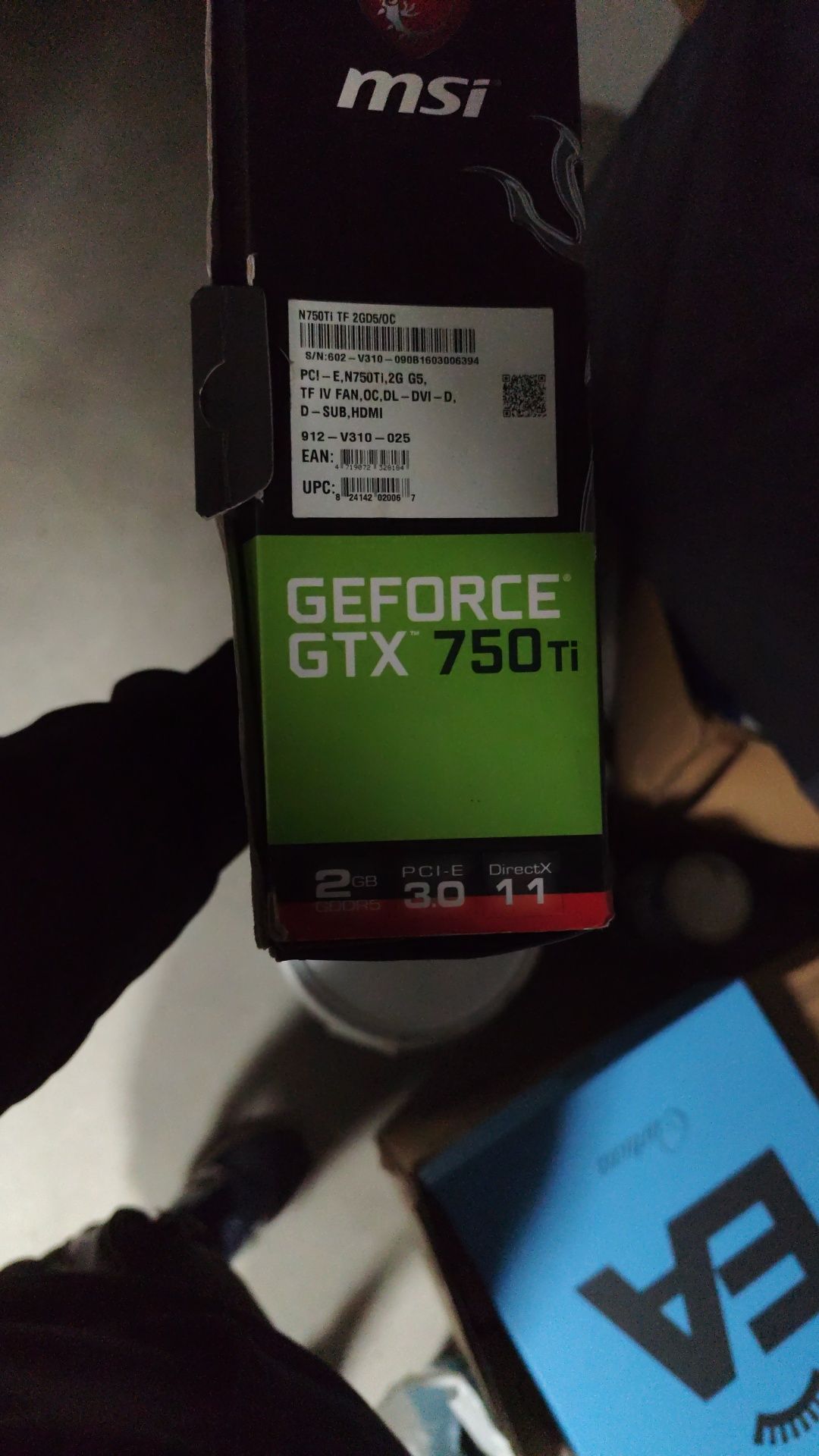 Gráfica GTX 750ti