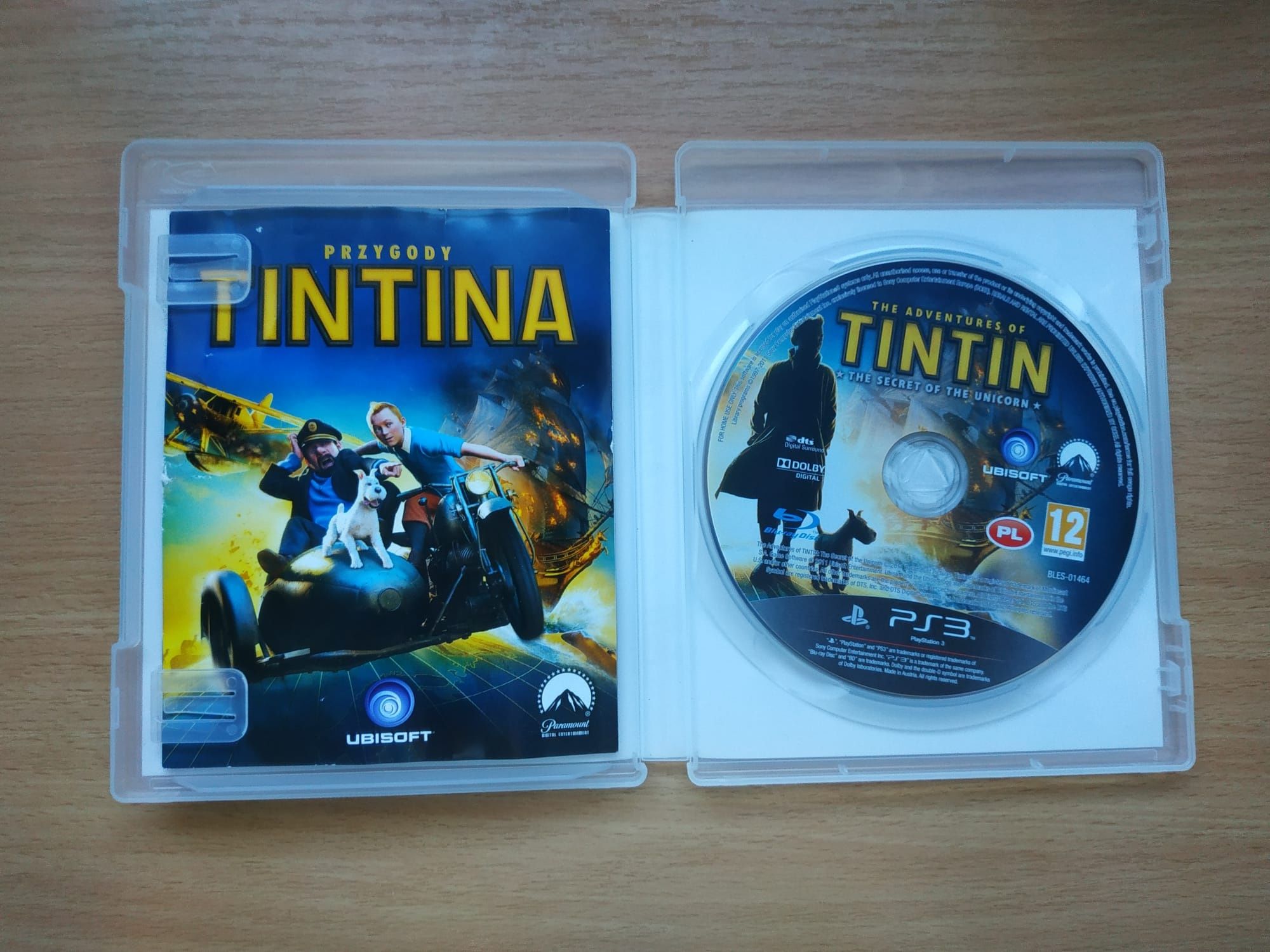 Przygody Tintina  PS3, pl,stan bdb, możliwa wysyłka