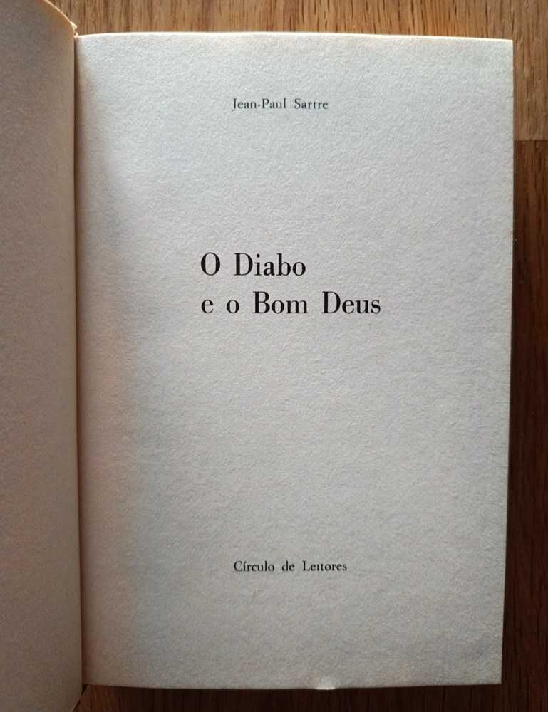 O Diabo e o Bom Deus - Jean-Paul Sartre